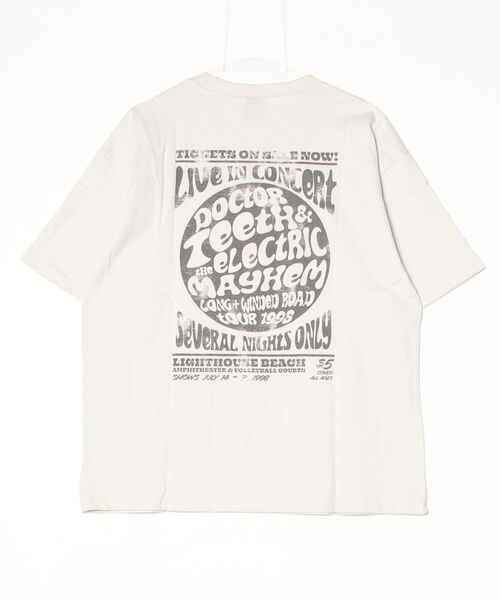ALWAYS GOOD TIME(オルウェイズグッドタイム)の「【MUPPETS/マペッツ】ヴィンテージライクUSD加工プリント半袖Tシャツ / アニマルバンドデザイン/ユニセックス(Tシャツ/カットソー・メンズ・ホワイト系その他/ブラック系その他/アイボリー/スミクロ・M/L/LL)」の12枚目の写真