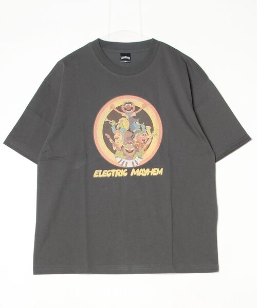 ALWAYS GOOD TIME(オルウェイズグッドタイム)の「【MUPPETS/マペッツ】ヴィンテージライクUSD加工プリント半袖Tシャツ / アニマルバンドデザイン/ユニセックス(Tシャツ/カットソー・メンズ・ホワイト系その他/ブラック系その他/アイボリー/スミクロ・M/L/LL)」の13枚目の写真