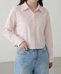 クロップドベーシックシャツ
