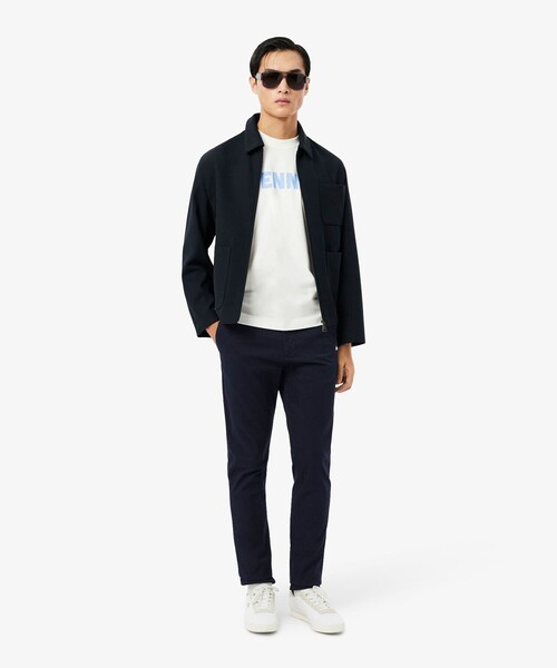 LACOSTE（ラコステ）の「スリムフィットテーパードストレッチチノパンツ（チノパンツ・メンズ・ベージュ/ブラック/ダークネイビー・32/33/30/31）」の3枚目の写真