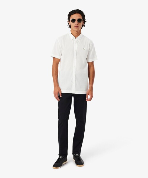 LACOSTE（ラコステ）の「スリムフィットテーパードストレッチチノパンツ（チノパンツ・メンズ・ベージュ/ブラック/ダークネイビー・32/33/30/31）」の2枚目の写真