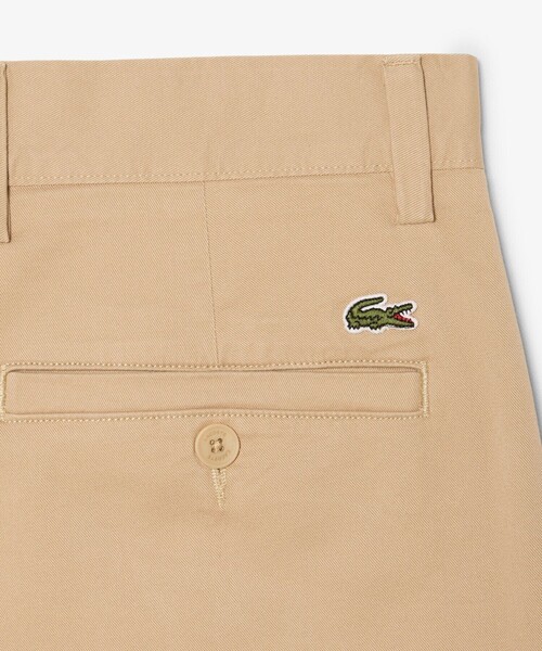 LACOSTE（ラコステ）の「スリムフィットテーパードストレッチチノパンツ（チノパンツ・メンズ・ベージュ/ブラック/ダークネイビー・32/33/30/31）」の6枚目の写真