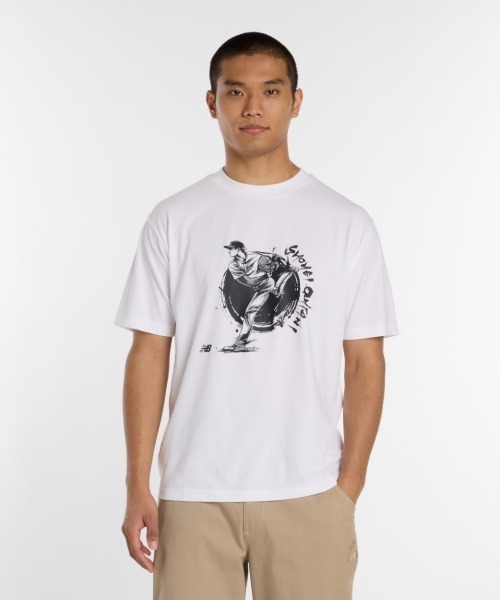 NEW BALANCE（ニューバランス）の「New Balance 大谷翔平 Graphic T-Shirt（ニューバランス 大谷翔平 グラフィックTシャツ）（Tシャツ/カットソー・メンズ・ネイビー系/ホワイト・LARGE/MEDIUM）」の2枚目の写真