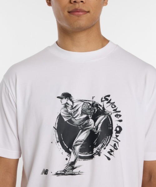 NEW BALANCE（ニューバランス）の「New Balance 大谷翔平 Graphic T-Shirt（ニューバランス 大谷翔平 グラフィックTシャツ）（Tシャツ/カットソー・メンズ・ネイビー系/ホワイト・LARGE/MEDIUM）」の5枚目の写真