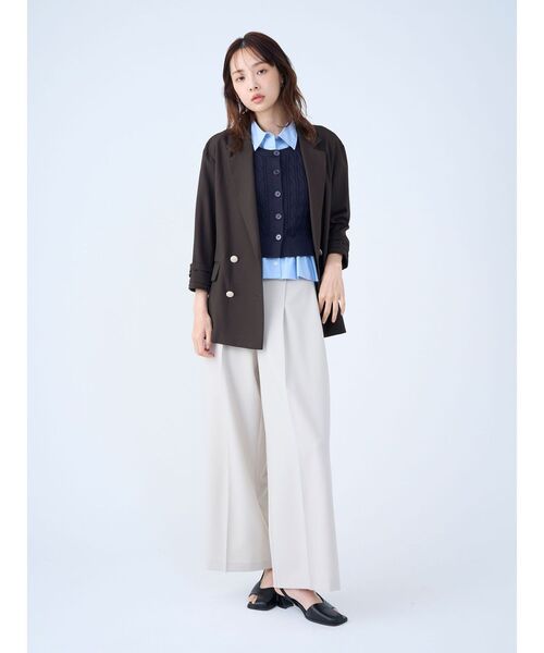 LAGUNAMOON(ラグナムーン)の「バイカラーベルトライトパンツ(その他パンツ・レディース・チャコールグレー/アイボリー・SMALL/MEDIUM)」の21枚目の写真