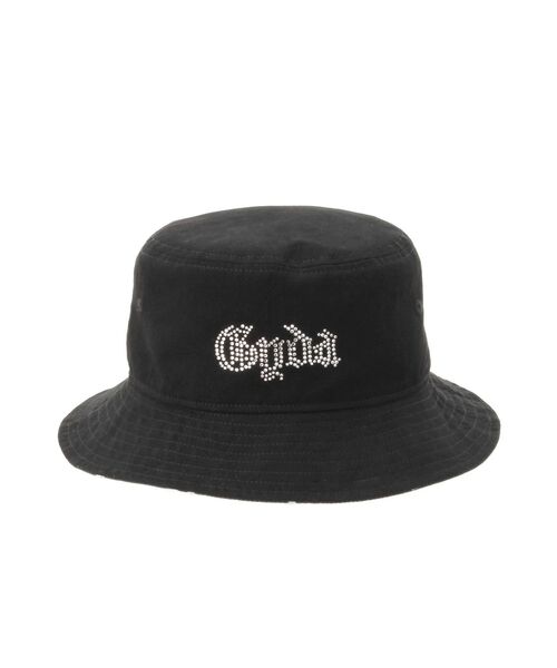 GYDA（ジェイダ）の「GG PATTERNリバーシブルバケットHAT（ハット・レディース・オフホワイト/ブラック・FREE）」の4枚目の写真