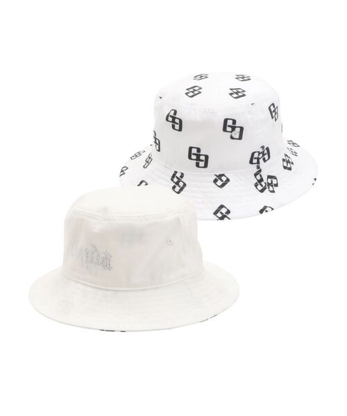 GYDA（ジェイダ）の「GG PATTERNリバーシブルバケットHAT（ハット・レディース・オフホワイト/ブラック・FREE）」の12枚目の写真