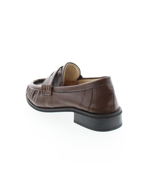 JELLY BEANS（ジェリービーンズ）の「【JB selection】シャーリングローファーシューズ(501-61009)JELLY BEANS(ジェリービーンズ)（ローファー・レディース・ブラック/ブラウン・M/L）」の4枚目の写真