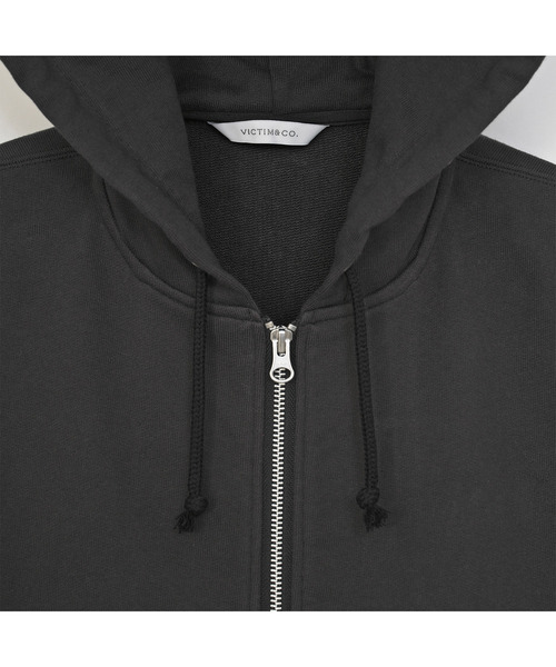 VICTIM（ヴィクティム）の「VICTIM ヴィクティム / SHORT ZIP PARKA ショートジップパーカー / VTM-26-CS-001（パーカー・メンズ・ブラック/ネイビー/レッド・1/3/2）」の11枚目の写真