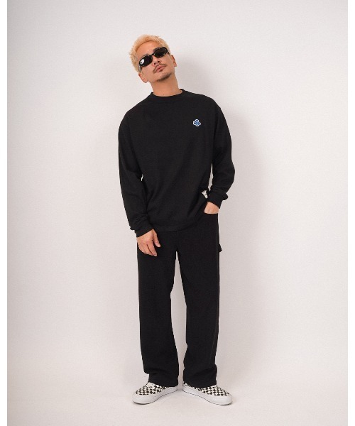 #Re:room（リルーム）の「フラワーアイコンワッペンロングスリーブ（Tシャツ/カットソー・メンズ・ホワイト・S-M/M-L/L-XL）」の8枚目の写真