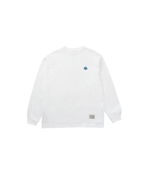 #Re:room（リルーム）の「フラワーアイコンワッペンロングスリーブ（Tシャツ/カットソー・メンズ・ホワイト・S-M/M-L/L-XL）」の13枚目の写真