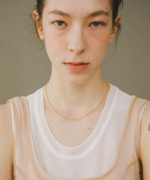 URBAN RESEARCH(アーバンリサーチ)の「decor『デコール』 STAINLESS BALLCHAIN NECKLACE(ネックレス・レディース・ゴールド・ONE)」の6枚目の写真