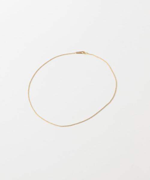 URBAN RESEARCH(アーバンリサーチ)の「decor『デコール』 STAINLESS BALLCHAIN NECKLACE(ネックレス・レディース・ゴールド・ONE)」の5枚目の写真