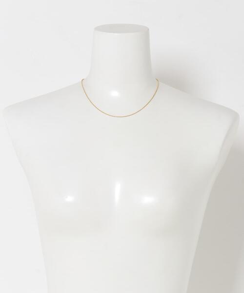 URBAN RESEARCH(アーバンリサーチ)の「decor『デコール』 STAINLESS BALLCHAIN NECKLACE(ネックレス・レディース・ゴールド・ONE)」の4枚目の写真