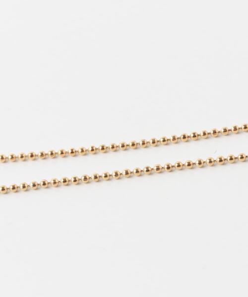 URBAN RESEARCH(アーバンリサーチ)の「decor『デコール』 STAINLESS BALLCHAIN NECKLACE(ネックレス・レディース・ゴールド・ONE)」の3枚目の写真