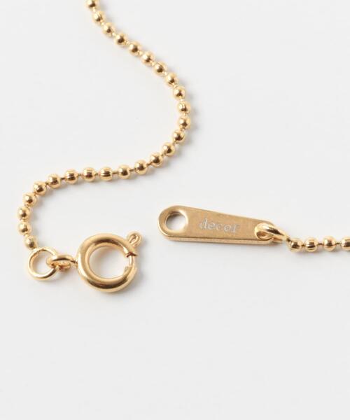 URBAN RESEARCH(アーバンリサーチ)の「decor『デコール』 STAINLESS BALLCHAIN NECKLACE(ネックレス・レディース・ゴールド・ONE)」の2枚目の写真