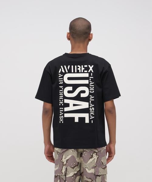 AVIREX(アヴィレックス)の「《WEB&DEPOT限定》US A.F S/S T-SHIRT / ユーエス エアフォース ショートスリーブ Tシャツ / AVIREX / アヴィレックス(Tシャツ/カットソー・メンズ・ホワイト/マスタード/オリーブ系/ブラック・M/L/2XL/XL)」の6枚目の写真
