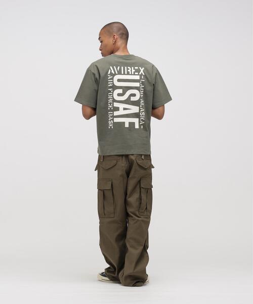 AVIREX(アヴィレックス)の「《WEB&DEPOT限定》US A.F S/S T-SHIRT / ユーエス エアフォース ショートスリーブ Tシャツ / AVIREX / アヴィレックス(Tシャツ/カットソー・メンズ・ホワイト/マスタード/オリーブ系/ブラック・M/L/2XL/XL)」の22枚目の写真