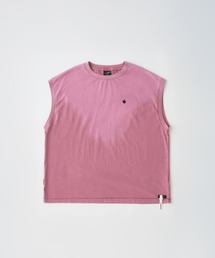 【ADAMPATEK/アダムパテック】basic logo aging sleeveless  ベーシックロゴエイジングノースリーブTEE