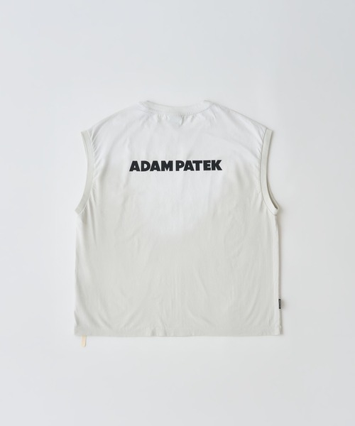 ADAM PATEK(アダムパテック)の「【ADAMPATEK/アダムパテック】basic logo aging sleeveless ベーシックロゴエイジングノースリーブTEE(Tシャツ/カットソー・レディース・ブラック/ホワイト/ピンク/グリーン・1)」の5枚目の写真