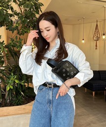 UNITED BASE（ユナイテッドベース）の「【kiipon___さんコラボ】 本革 ハトメ ワンハンドル ハンドバッグ（ハンドバッグ）」