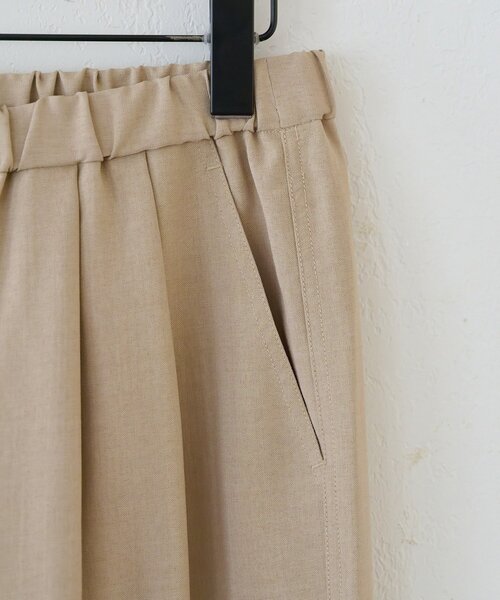 DISCOAT(ディスコート)の「【Enlude/ユニセックス】テックリネンワイドイージーパンツ(その他パンツ・レディース・チャコールグレー/グレイッシュベージュ/ライトベージュ・MEDIUM/LARGE)」の5枚目の写真