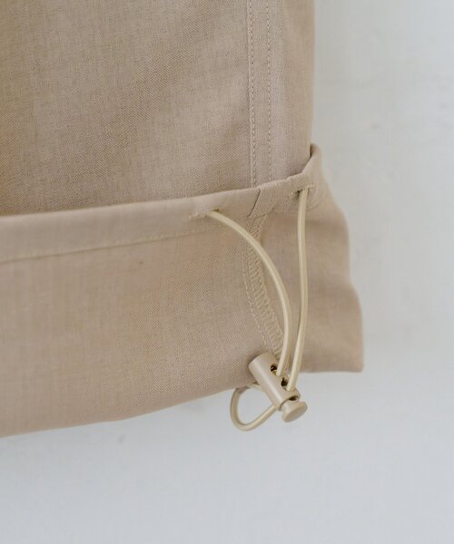 DISCOAT(ディスコート)の「【Enlude/ユニセックス】テックリネンワイドイージーパンツ(その他パンツ・レディース・チャコールグレー/グレイッシュベージュ/ライトベージュ・MEDIUM/LARGE)」の7枚目の写真