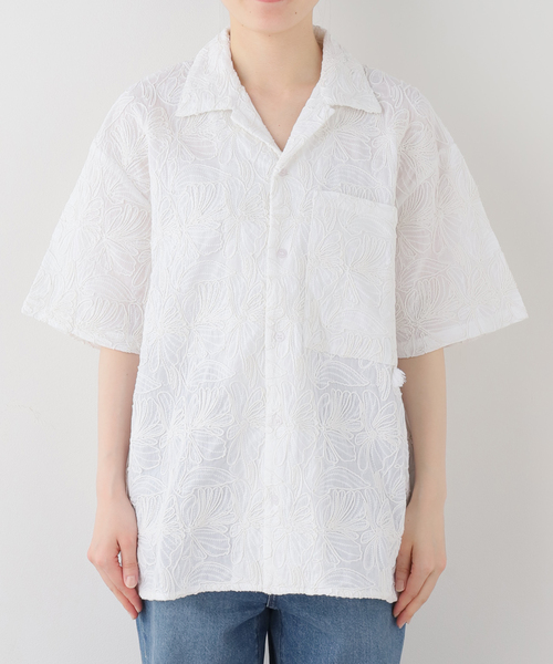 SEEALL（シーオール）の「【SEEALL/シーオール】 GENERAL PURPOSE SHIRTS（シャツ/ブラウス・レディース・ホワイト・44）」の4枚目の写真