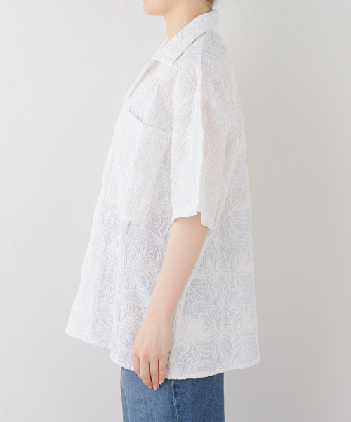 SEEALL（シーオール）の「【SEEALL/シーオール】 GENERAL PURPOSE SHIRTS（シャツ/ブラウス・レディース・ホワイト・44）」の3枚目の写真