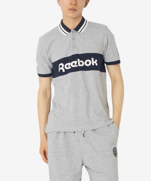 Reebok(リーボック)の「ローンクラブ ポロシャツ / LAWN CLUB POLO(ポロシャツ・メンズ・ネイビー/グレー・MEDIUM/SMALL/X-LARGE/LARGE)」の1枚目の写真