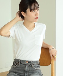 BEAMS BOY | HANES / POCKET V-NECK TEE 16SS(Tシャツ/カットソー)