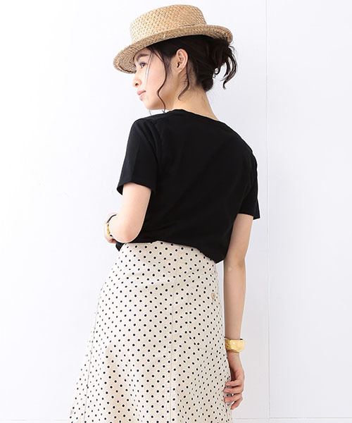 BEAMS BOY（ビームスボーイ）の「HANES / POCKET V-NECK TEE 16SS（Tシャツ/カットソー・レディース・ホワイト/ブラック/ピンク/ネイビー・ONE SIZE）」の9枚目の写真