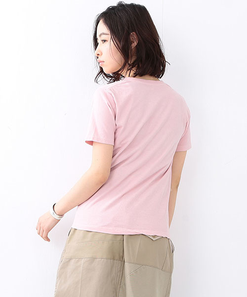 BEAMS BOY（ビームスボーイ）の「HANES / POCKET V-NECK TEE 16SS（Tシャツ/カットソー・レディース・ホワイト/ブラック/ピンク/ネイビー・ONE SIZE）」の11枚目の写真