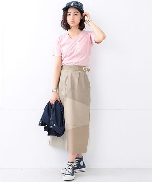 BEAMS BOY（ビームスボーイ）の「HANES / POCKET V-NECK TEE 16SS（Tシャツ/カットソー・レディース・ホワイト/ブラック/ピンク/ネイビー・ONE SIZE）」の12枚目の写真