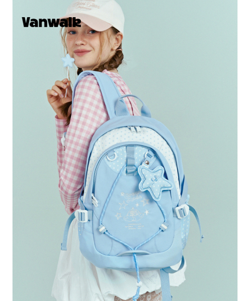 VANWALK（バンウォーク）の「トライアングルリエディションバックパック#2 [ハヌル]（バックパック/リュック・レディース・スカイブルー・FREE）」の5枚目の写真