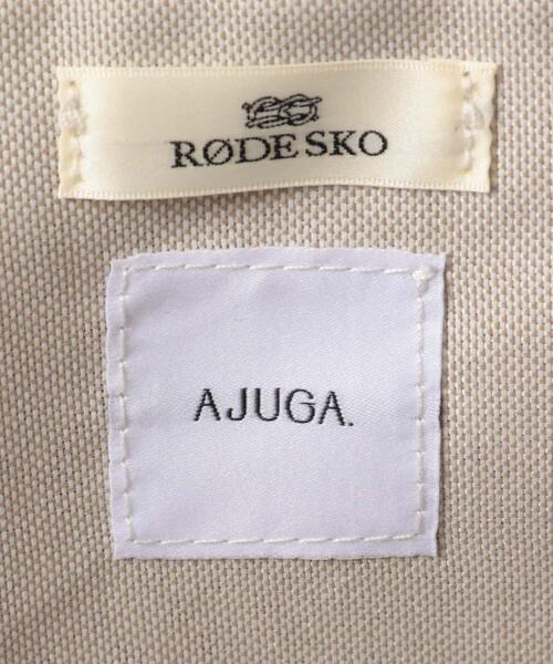 RODE SKO(ロデスコ)の「『別注』AJUGA.×RODE SKO ロゴリボン付ビッグトート(トートバッグ・レディース・オフホワイト/アイボリー・ONE)」の9枚目の写真