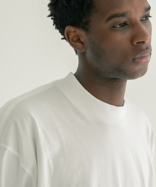 BIOTOP（ビオトープ）の「【Hanes for BIOTOP】US COTTON MOCK NECK T-SHIRTS 2P（Tシャツ/カットソー・メンズ・ホワイト系その他・L/M/S/XL）」の8枚目の写真