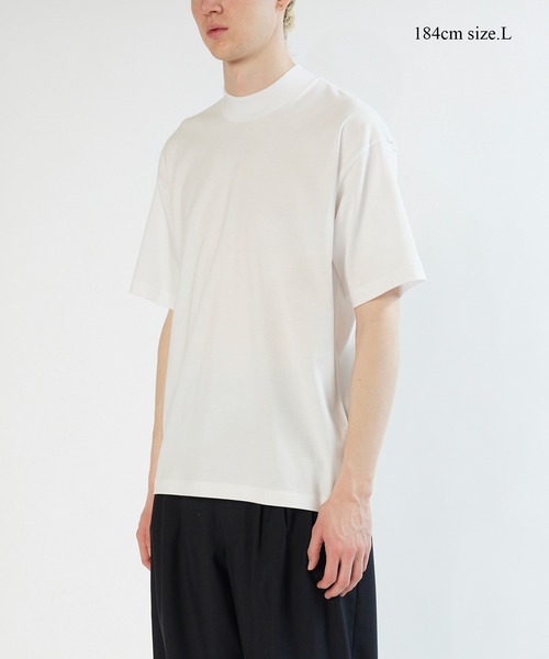 BIOTOP（ビオトープ）の「【Hanes for BIOTOP】US COTTON MOCK NECK T-SHIRTS 2P（Tシャツ/カットソー・メンズ・ホワイト系その他・L/M/S/XL）」の17枚目の写真