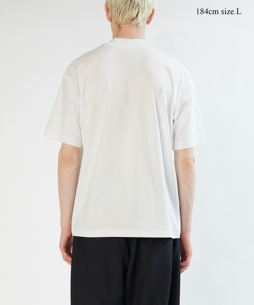 BIOTOP（ビオトープ）の「【Hanes for BIOTOP】US COTTON MOCK NECK T-SHIRTS 2P（Tシャツ/カットソー・メンズ・ホワイト系その他・L/M/S/XL）」の19枚目の写真