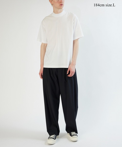 BIOTOP（ビオトープ）の「【Hanes for BIOTOP】US COTTON MOCK NECK T-SHIRTS 2P（Tシャツ/カットソー・メンズ・ホワイト系その他・L/M/S/XL）」の20枚目の写真