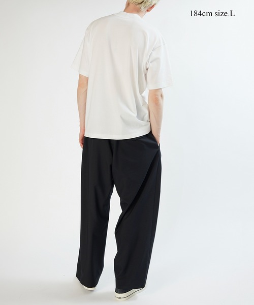 BIOTOP（ビオトープ）の「【Hanes for BIOTOP】US COTTON MOCK NECK T-SHIRTS 2P（Tシャツ/カットソー・メンズ・ホワイト系その他・L/M/S/XL）」の22枚目の写真
