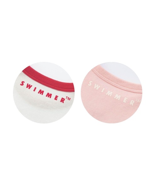 SWIMMER(SWIMMER)の「SWIMMERコラボ フレンチスリーブTシャツ(Tシャツ/カットソー・キッズ・ライトピンク/ホワイト系その他6/ホワイト系その他2・80/90/100/110/120)」の13枚目の写真