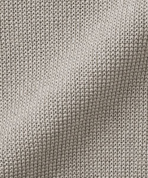 MUJI Labo(ムジラボ)の「〔MUJI Labo〕紳士 和紙混半袖クルーネックセーター(ニット/セーター・メンズ・サンドベージュ/グリーン系/ブラック・M/L/XL/S)」の12枚目の写真