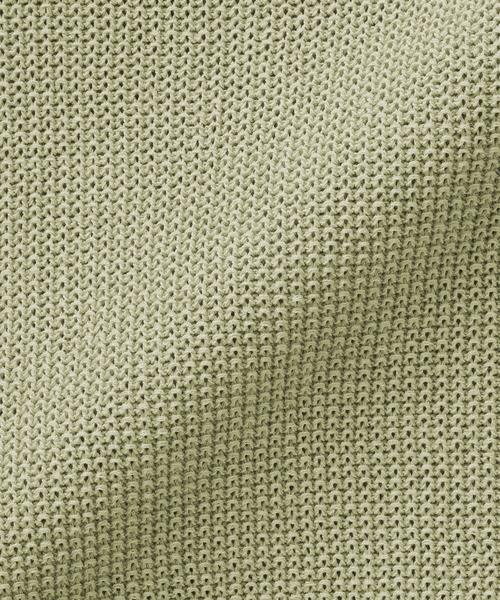 MUJI Labo(ムジラボ)の「〔MUJI Labo〕紳士 和紙混半袖クルーネックセーター(ニット/セーター・メンズ・サンドベージュ/グリーン系/ブラック・M/L/XL/S)」の16枚目の写真