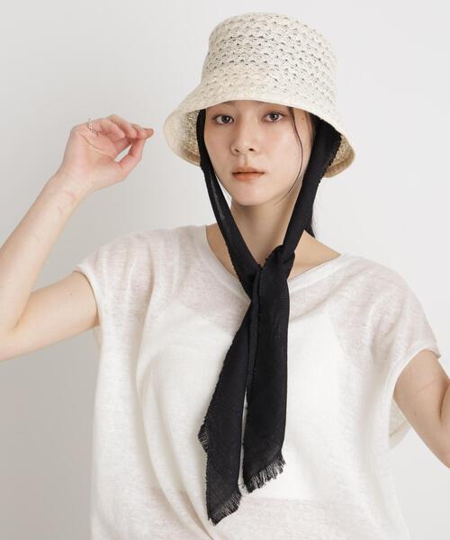 La Maison de Lyllis ブラックニット帽・スカーフセット La Maison de Lyllis/CLOCHE SCARF（ハット）｜La Maison de Lyllis