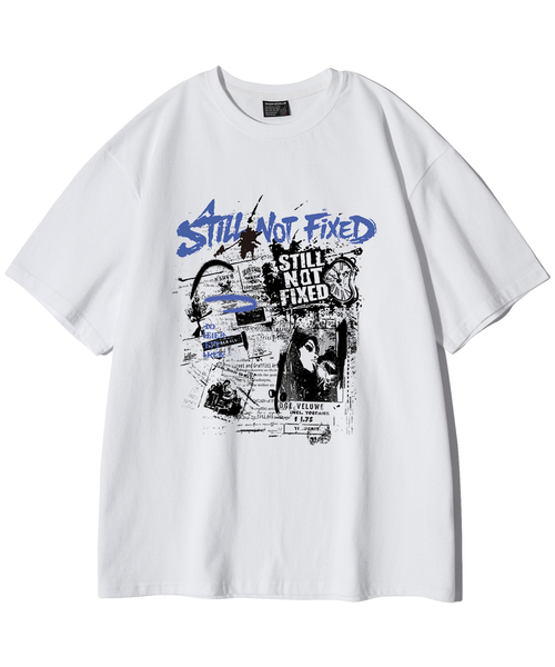 ELIMENO(エリメノ)の「ELフィックスド半袖Tシャツ4カラー(Tシャツ/カットソー・メンズ・ホワイト/ライトグレー/チャコール/ブラック・1/2/3/4/5/6)」の2枚目の写真