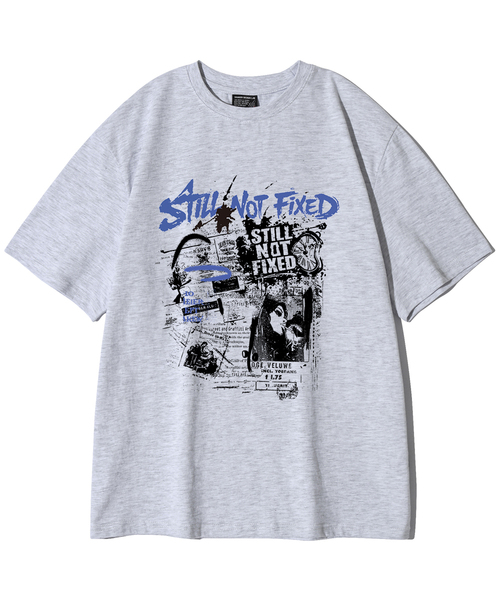 ELIMENO(エリメノ)の「ELフィックスド半袖Tシャツ4カラー(Tシャツ/カットソー・メンズ・ホワイト/ライトグレー/チャコール/ブラック・1/2/3/4/5/6)」の3枚目の写真