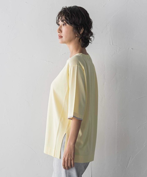 la.f…（ラエフ）の「Tシャツニット（ニット/セーター・レディース・ブラック/グリーン/イエロー/ブラウン/レッド/ブルー/イエロー系その他・9号）」の20枚目の写真