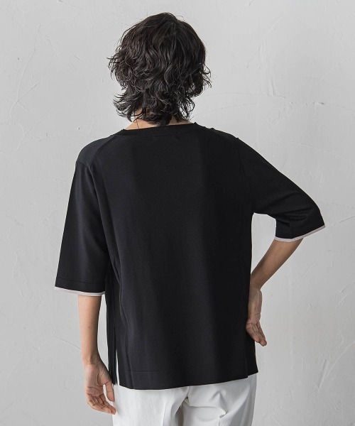 la.f…（ラエフ）の「Tシャツニット（ニット/セーター・レディース・ブラック/グリーン/イエロー/ブラウン/レッド/ブルー/イエロー系その他・9号）」の10枚目の写真