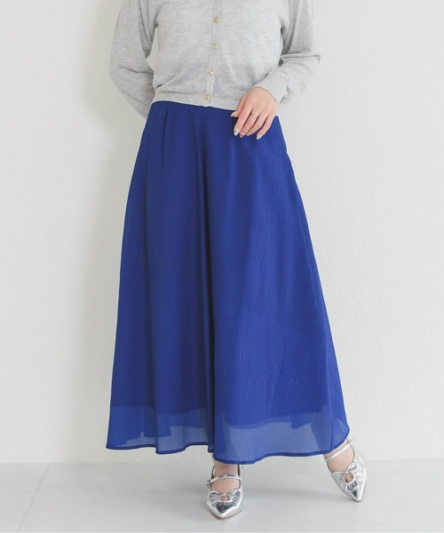 MISCH MASCH（ミッシュマッシュ）の「2026春夏新作 ギンガムアソートシアーカラースカート（スカート・レディース・ブラック×ホワイト/レッド/ホワイト/ブルー・S/M）」の7枚目の写真